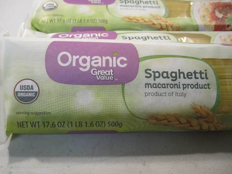 lot 185 image: Lot of 5 Packs of Organic Spaghetti...