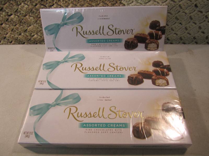 lot 198 image: Lot of 3 Boxes Russell Stover Assor...