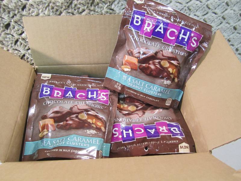 lot 207 image: Case of 6 Bags Brachs Chocolate Cre...