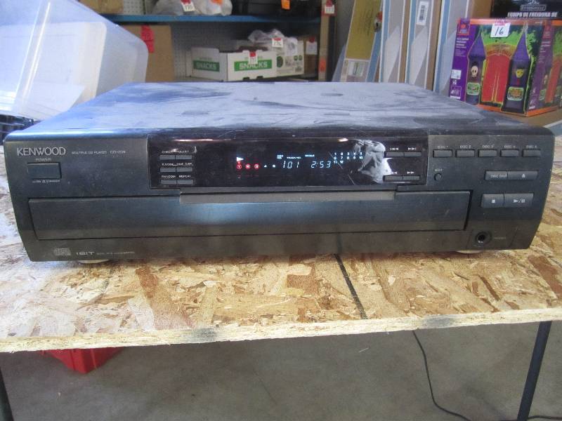 lot 250 image: Kenwood Multi CD Player 5-Disc CD-2...