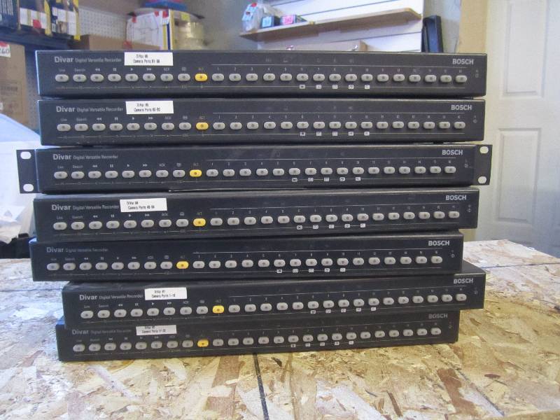 lot 275 image: Lot of 7 Bosch Divar Digital Versat...