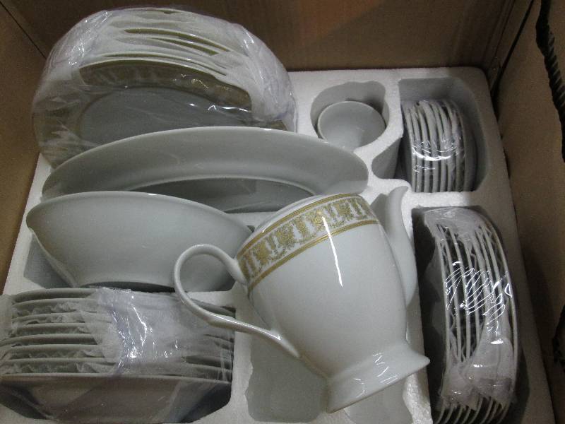 lot 4 image: Savoy Home China Set for 6 Retail $...