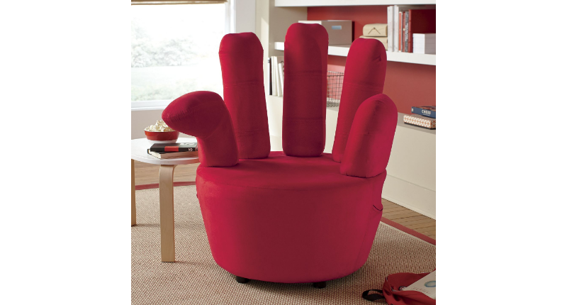 lot 49 image: Lot of 2 Red Fingers Chair open box...