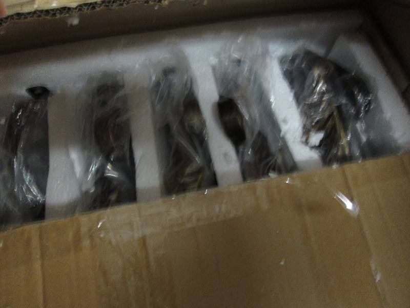 lot 50 image: Ornate Corner Shelf open box Assemb...