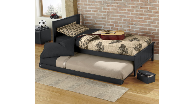 lot 132 image: Twin Trundle Bed open box Retail $2...