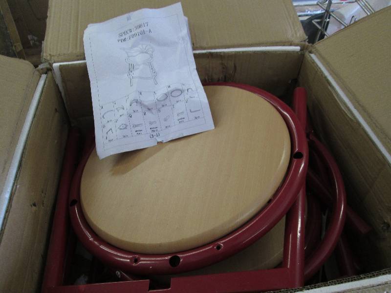 lot 106 image: Lot of 2 Bistro Chairs(only) see Lo...