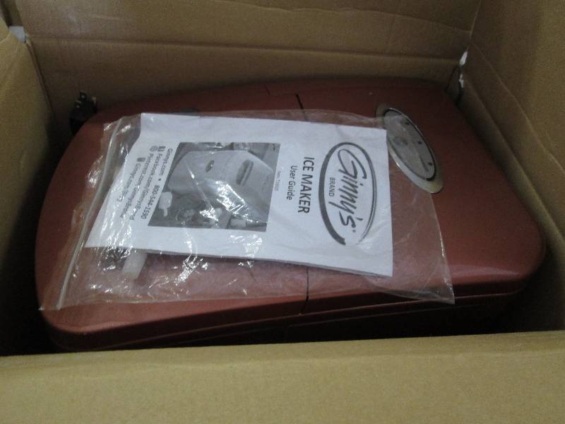 lot 110 image: Ginnys Brand Ice Maker open box, u...