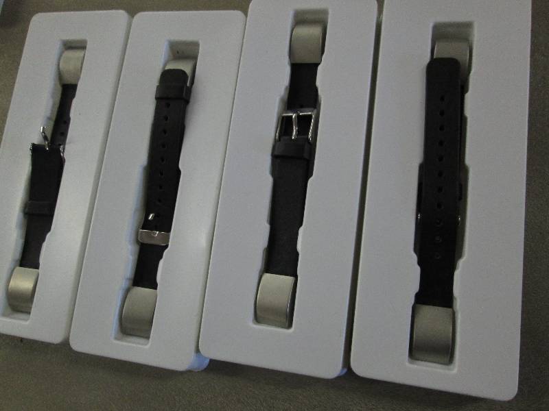 lot 159 image: Lot of 4 FitBit Alta Bands open box...