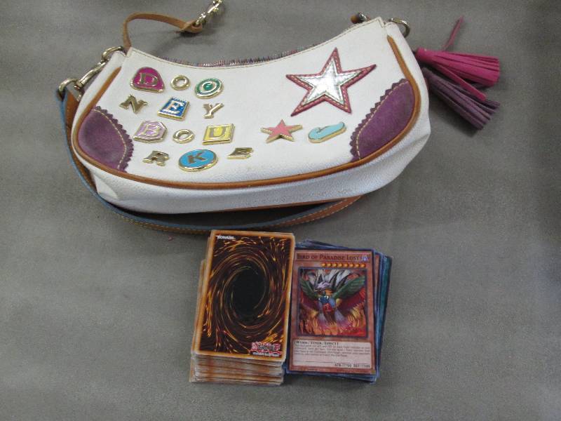 lot 163 image: Konami Cards, Bedazzled Purse...
