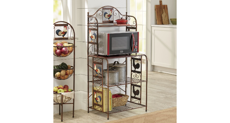 lot 3 image: Rooster Microwave Stand no box, Ass...