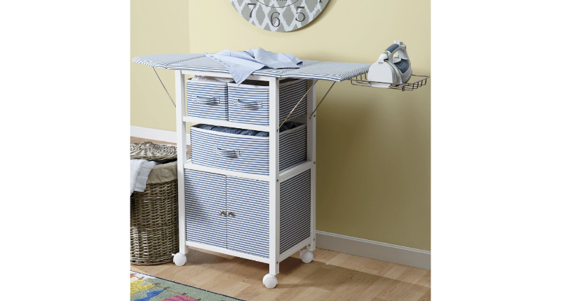 lot 23 image: Foldable Ironing Cart open box Reta...
