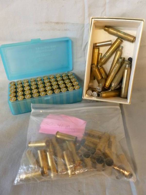 lot 57 image: Rifle Brass