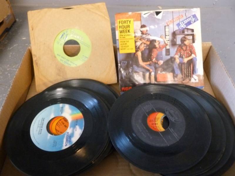 lot 73 image: Collectible 45s Records