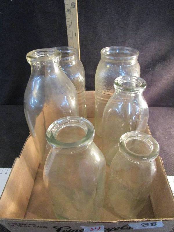Old Milk Bottles and Juice