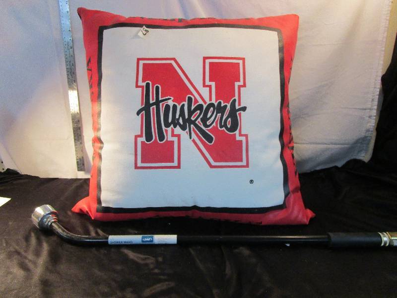 Nebraska Huskees Pillow Huge and Shower Wand for Your Flowerbeds