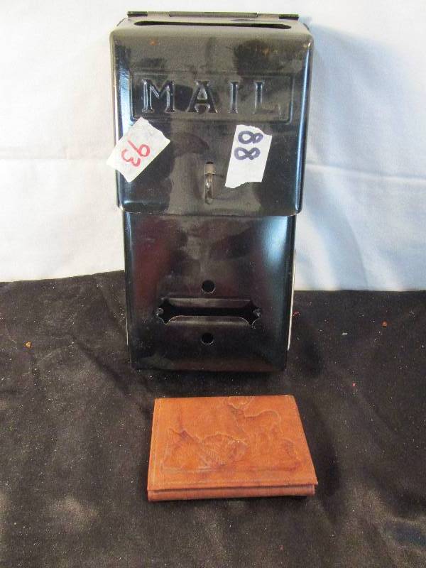 Mailbox and Leather Wallet