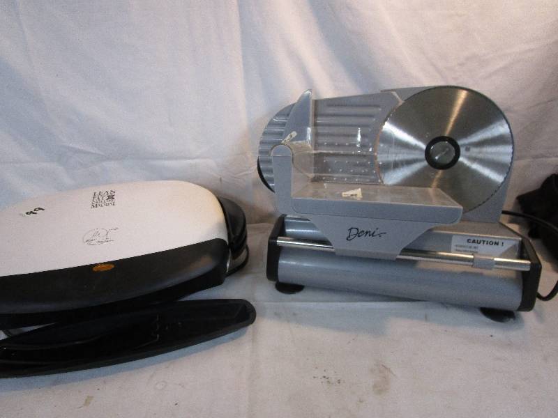 Meat Slicer and George Foreman