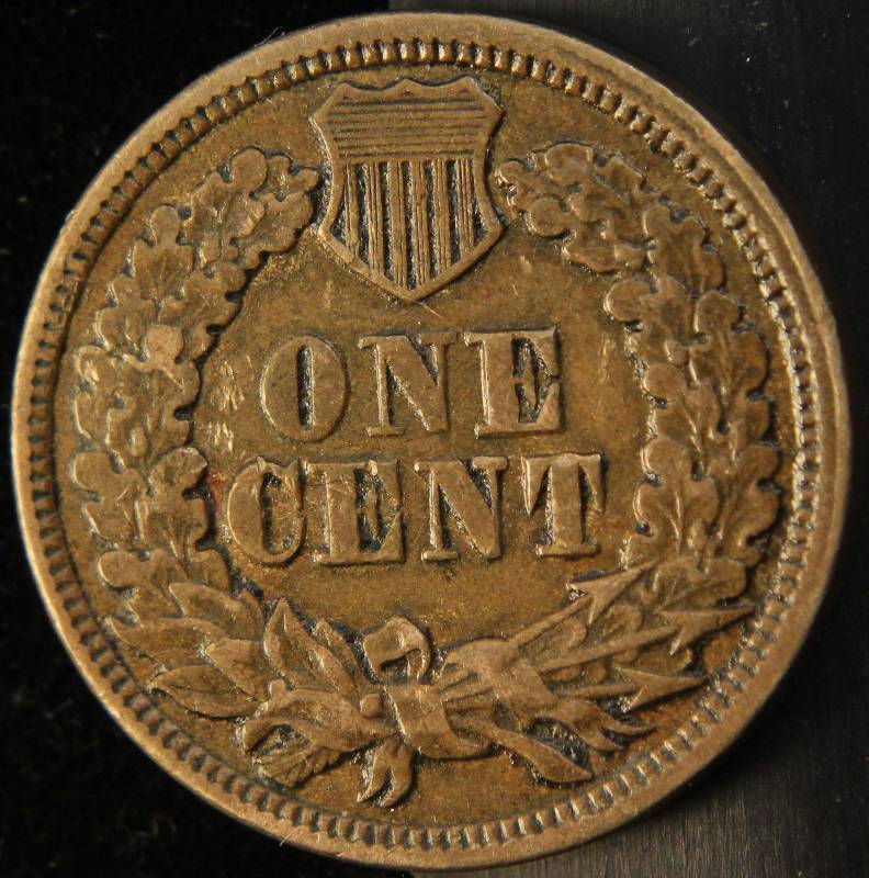lot 13 image: 1863 COPPER NICKEL INDIAN HEAD CENT FINE