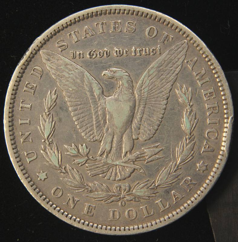 lot 15 image: 1890-O MORGAN SILVER DOLLAR VF30
