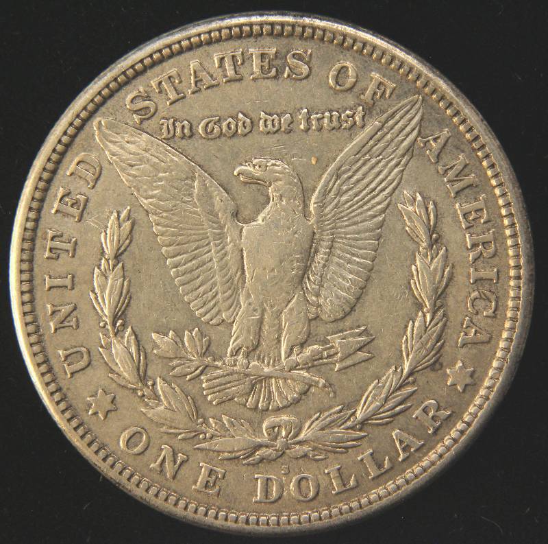 lot 45 image: 1921-S MORGAN SILVER DOLLAR VF