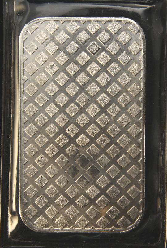 lot 80 image: 1 TROY OZ. .999 FINE SILVER BAR MORGAN DESIGN SEALED