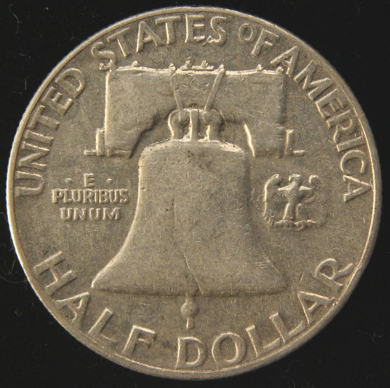 lot 85 image: 1960 FRANKLIN SILVER HALF DOLLAR