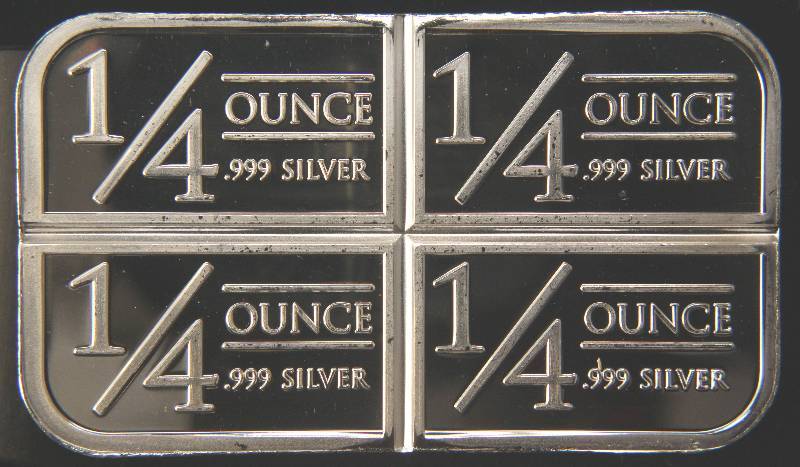 lot 93 image: 1 TROY OZ. .999 FINE SILVER BAR STAGECOACH CRACKER