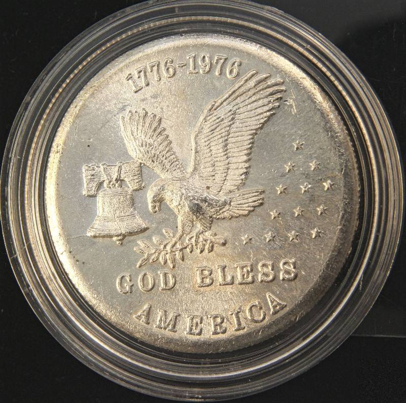 lot 103 image: 1 TROY OZ. .999 FINE SILVER 1976 TRI-STATE REFINING IN AIRTITE