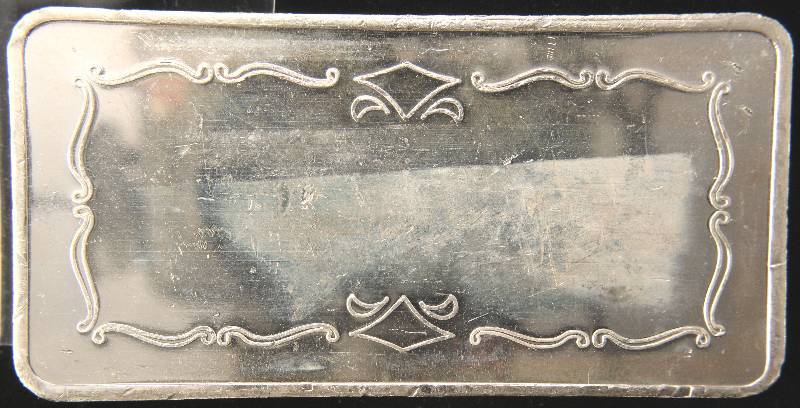 lot 107 image: 10 TROY Oz. .999 FINE SILVER BAR COVERED WAGON GOLDEN STATE MINT