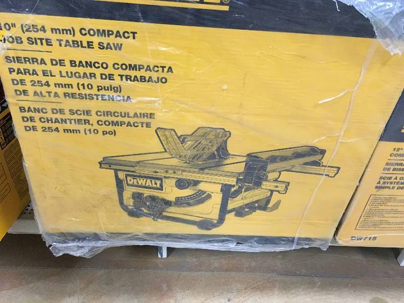 DeWalt 15 Amp 10 in. Compact Job Site Table Saw with Site-Pro Modular Guarding System New