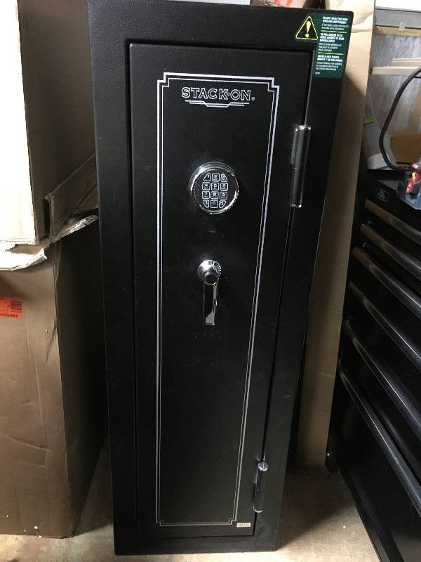 Stack On Gun Safe Electronic Lock in Matte Black not used