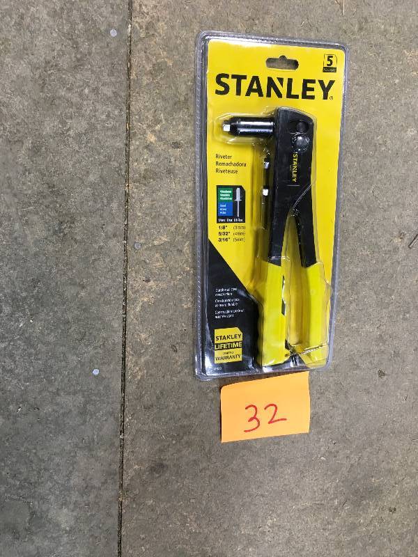 Stanley Riveter not used