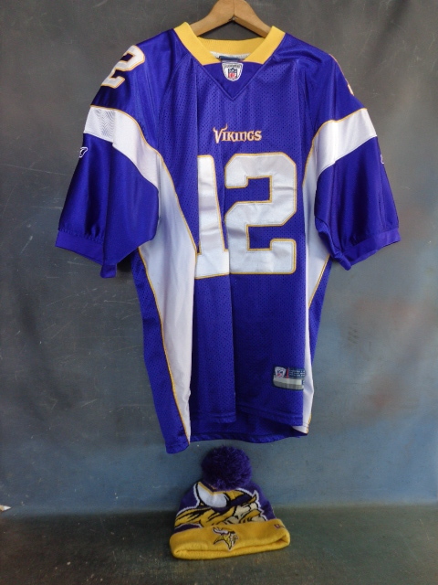 Viking Football Jersey and Hat