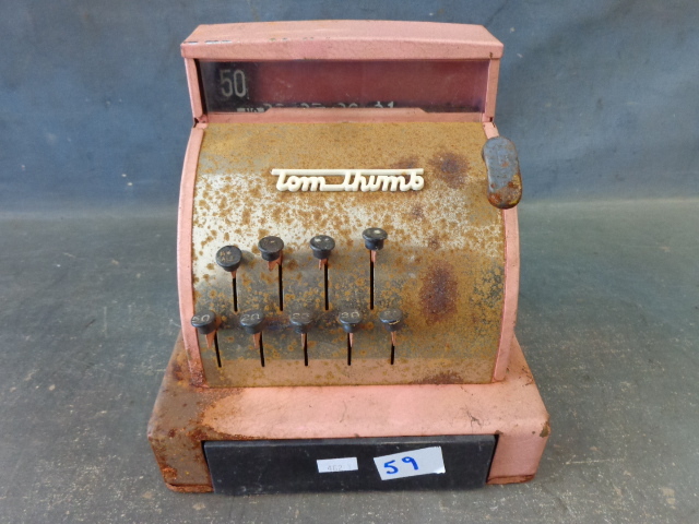 Antique Toy Cash Register