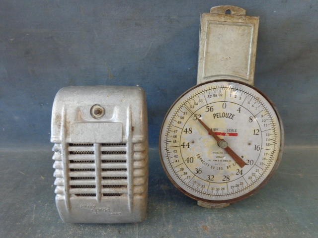 Vintage Scale and Speaker