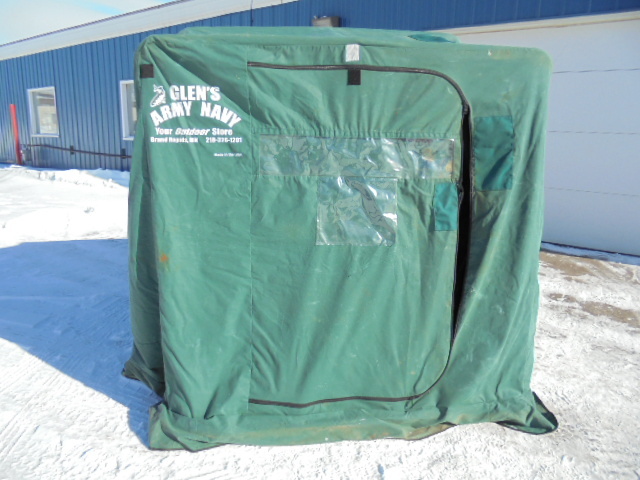 lot 2 image: Glen Army Navy Portable Fish House