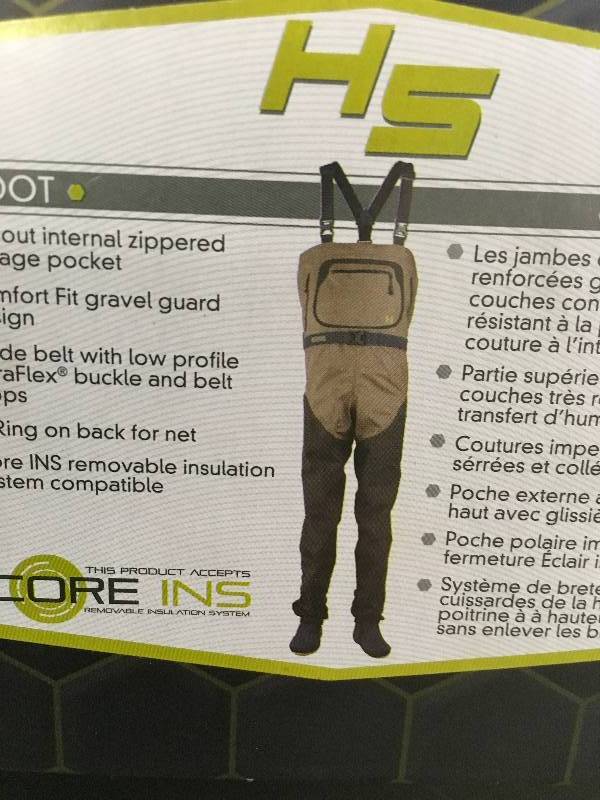 Wader Hodgman H5 Stocking, Size Medium, Retail $149.99