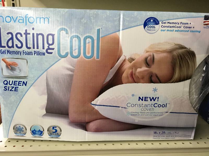 Novaform Lasting Cool Gel Pillow, Retail $29.99