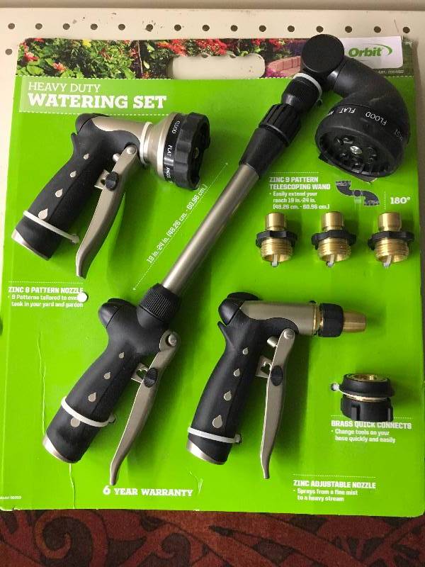 Orbit 7PC Nozzle Set, Retail $18.79