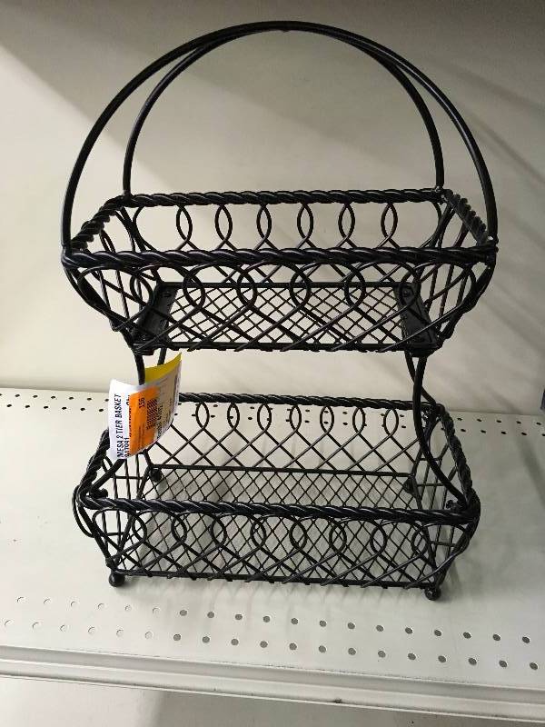 Mesa 2 Tier Basket, Retail $19.99
