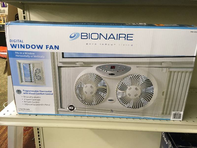 Jarden Bionaire Window Fan, Retail $39.99