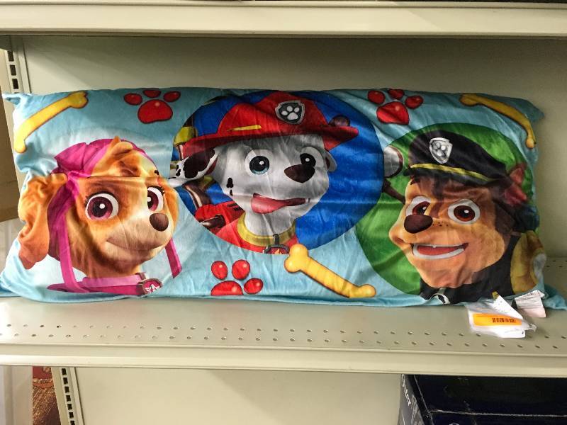 Paw Patrol Body Pillow, Retail $14.99