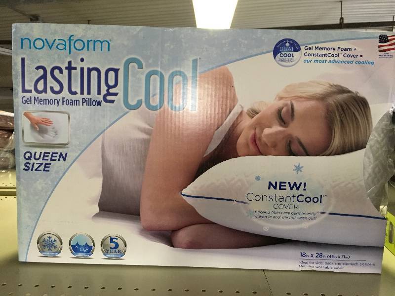 Novaform Lasting Cool Gel Pillow, Retail $29.99