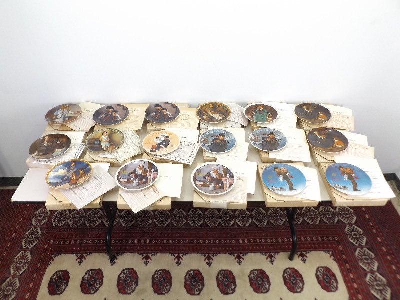17 Vintage NEW Norman Rockwell Collectible Plates