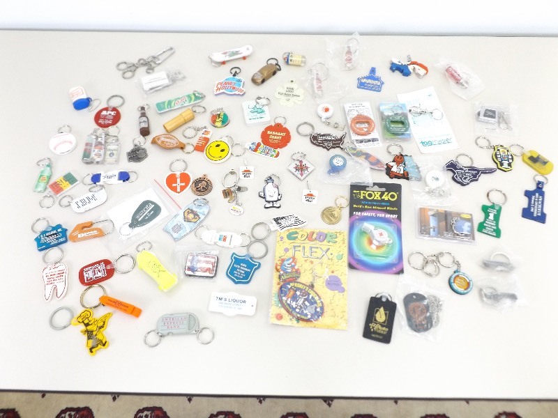 Lot of Vintage Collectible Key Chains