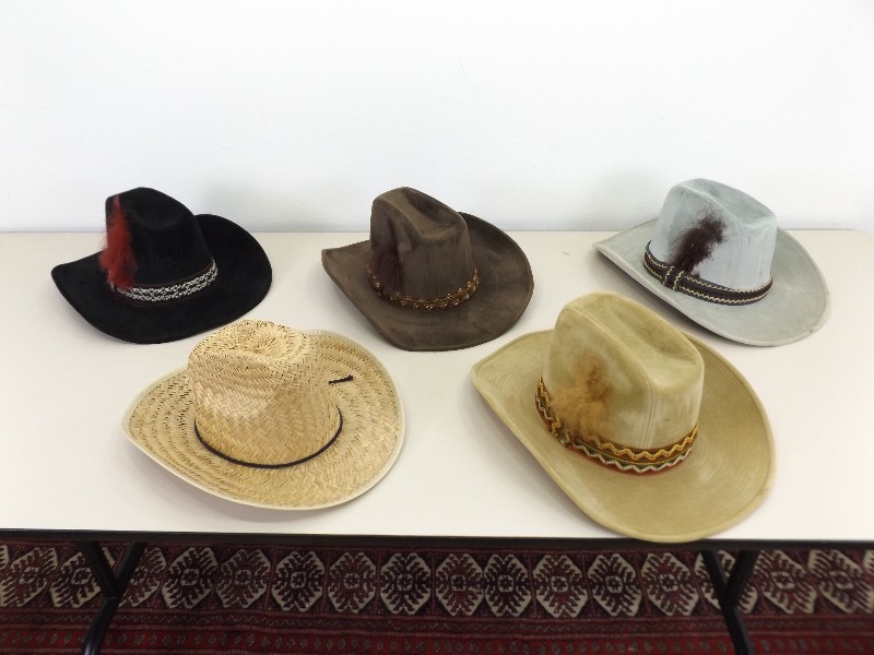 Lot of Suede etc. Cowboy Hats