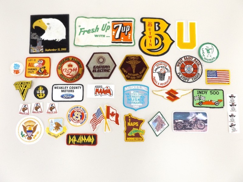 Lot of Vintage etc. Iron On etc. Patches