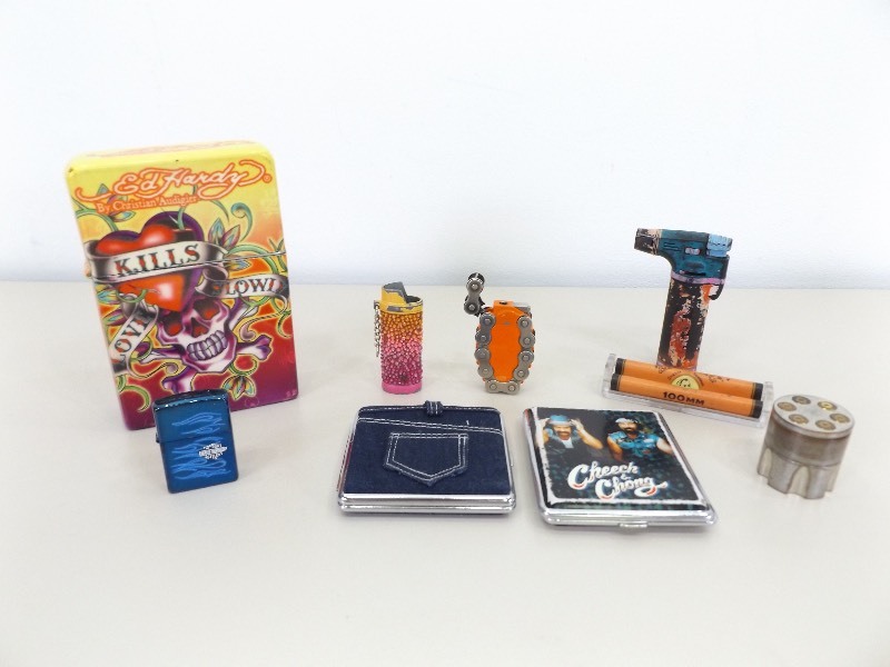 Lot of Tobacco etc. Smoking Lighters, Accessories, etc.