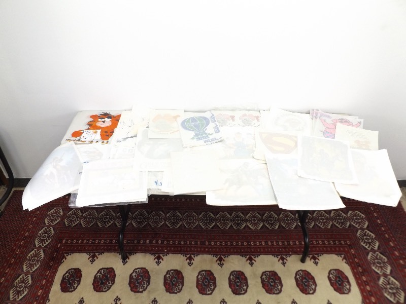 Large Lot of Vintage 1970s etc. T-Shirt Iron Ons