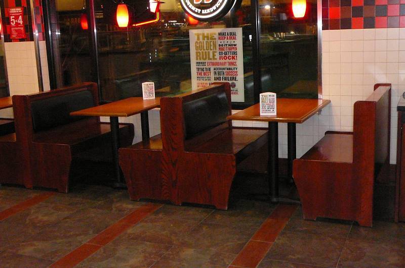 lot 11 image: Lot of Booths with 5-Tables approximately 26 Long